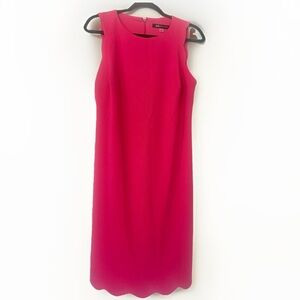 Anne Klein Hot Pink Midi Dress
